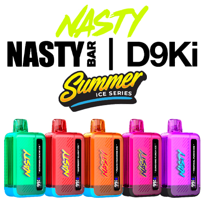 Nasty D9Ki Summer Ice Series Disposable 50mg - 1x10