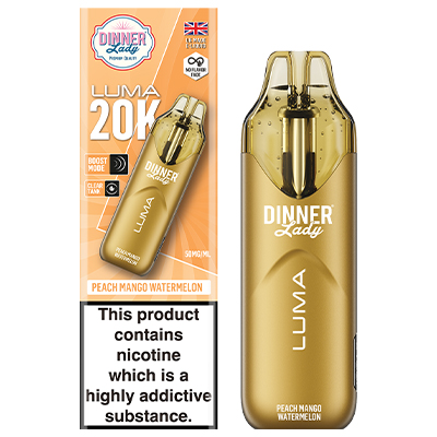 Dinner Lady Luma Disposable 50mg Peach Mango Watermelon 1x 1