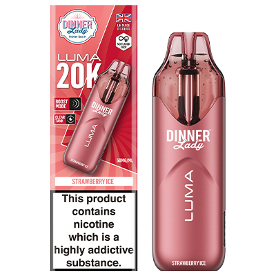 Dinner Lady Luma Disposable 50mg Strawberry Ice 1x 1