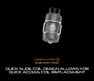 Geekvape Z Sub Ohm Slide Coil Design