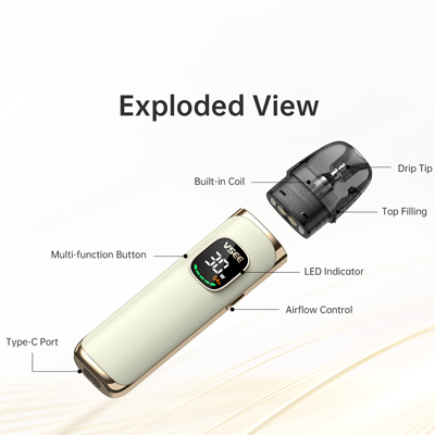 Hellvape VSEENOW Pod Kit Exploded View