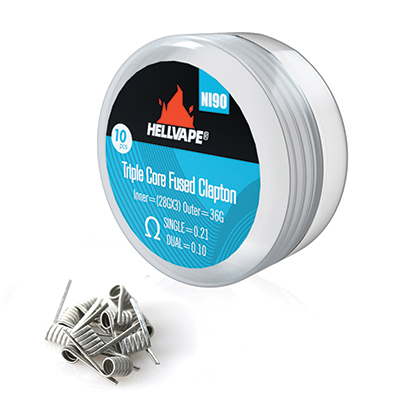 Hellvape NI 90 Triple Core Fused Clapton 1