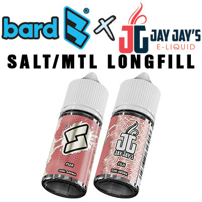 International Bardx Jay Jays Fuji Salt MTL Longfill Aroma 30ml
