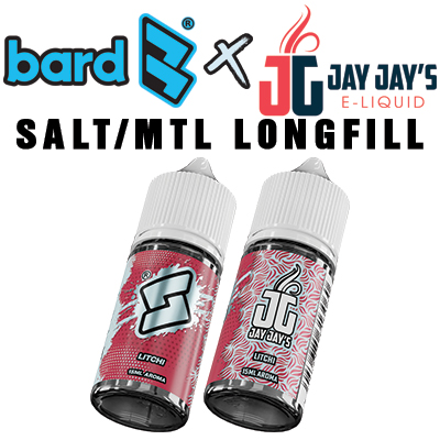International Bardx Jay Jays Litchi Salt MTL Longfill Aroma 30ml