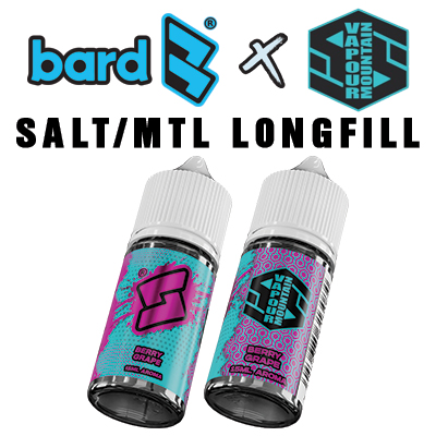 International Bardx Vapour Mountain Berry Grape Salt MTL Longfill Aroma 30ml