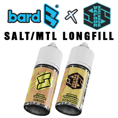 International Bardx Vapour Mountain Lemon Tangerine Salt MTL Longfill Aroma 30ml
