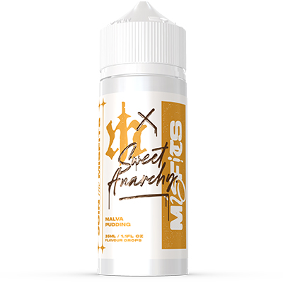 International Misfitsx Sweet Anarchy Malva Pudding Longfill Flavour Drops 120ml 1