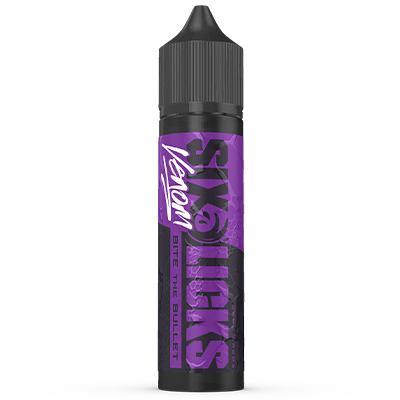 International Six Licks Venom Bite The Bullet MTL Salt Longfill Flavour 60ml
