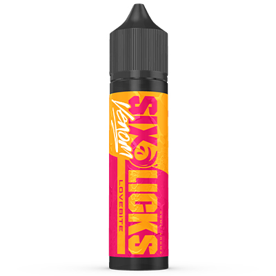 International Six Licks Venom Love Bite MTL Salt Longfill Flavour 60ml