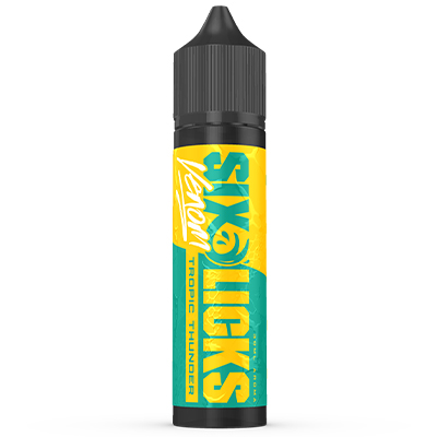 International Six Licks Venom Tropic Thunder MTL Salt Longfill Flavour 60ml