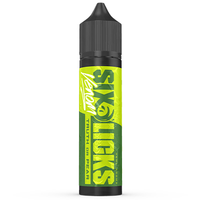 International Six Licks Venom Truth Or Pear MTL Salt Longfill Flavour 60ml