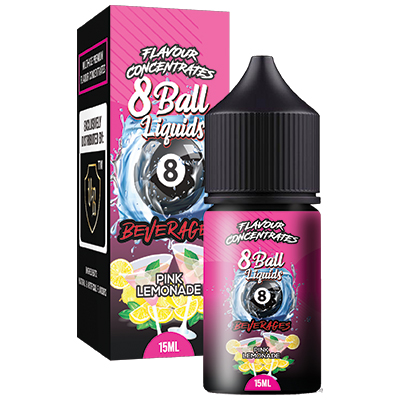 Local VR 8 Ball Beverages Pink Lemonade Salt MTL Longfill Aroma