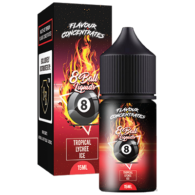 Local VR 8 Ball Tropical Lychee Ice Salt MTL Longfill Aroma