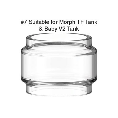 Smok Bubble Glass Tube 6ml 7 Suitablefor Morph TF Tank Baby V 2 Tank
