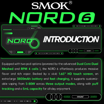 Smok Nord 6 Pod Kit Intro