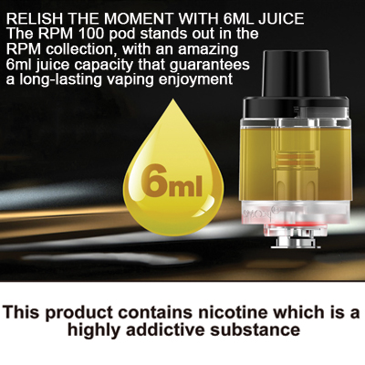 Smok RPM 100 Pod Kit 6ml E Liquid 1