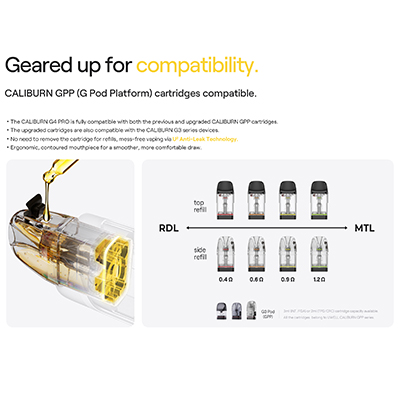 Uwell Caliburn G 4 Pro Pod Kit Pods
