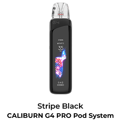 Uwell Caliburn G 4 Pro Pod Kit Stripe Black