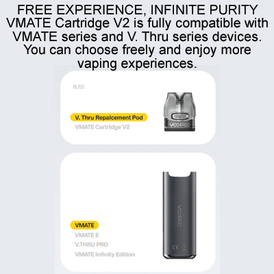 Voopoo Vthru Vmate Pod Replacement 1x 2 Free Experience