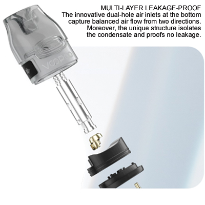 Voopoo Vthru Vmate Pod Replacement 1x 2 Multi Layer Leakage