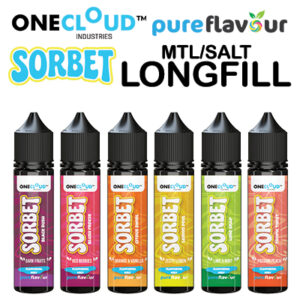 Local - One Cloud Sorbet MTL/Salt Longfill Pure Flavour 60ml