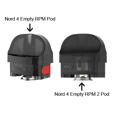 Smok Nord 4 Replacement Pod Cartridge No Coil - 1x3